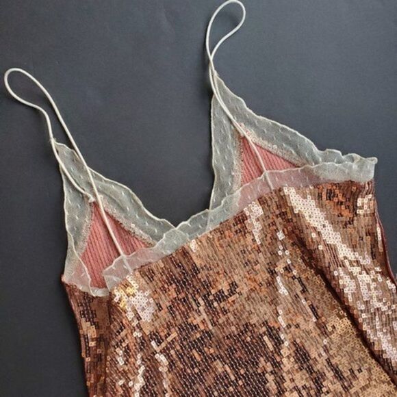 💍Intimately by Free People Sequin Top - Picture 7 of 8
